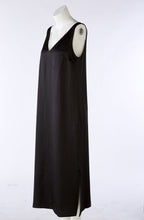 Black Silky Slip Dress