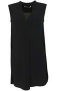 Black Sleeveless Blouse
