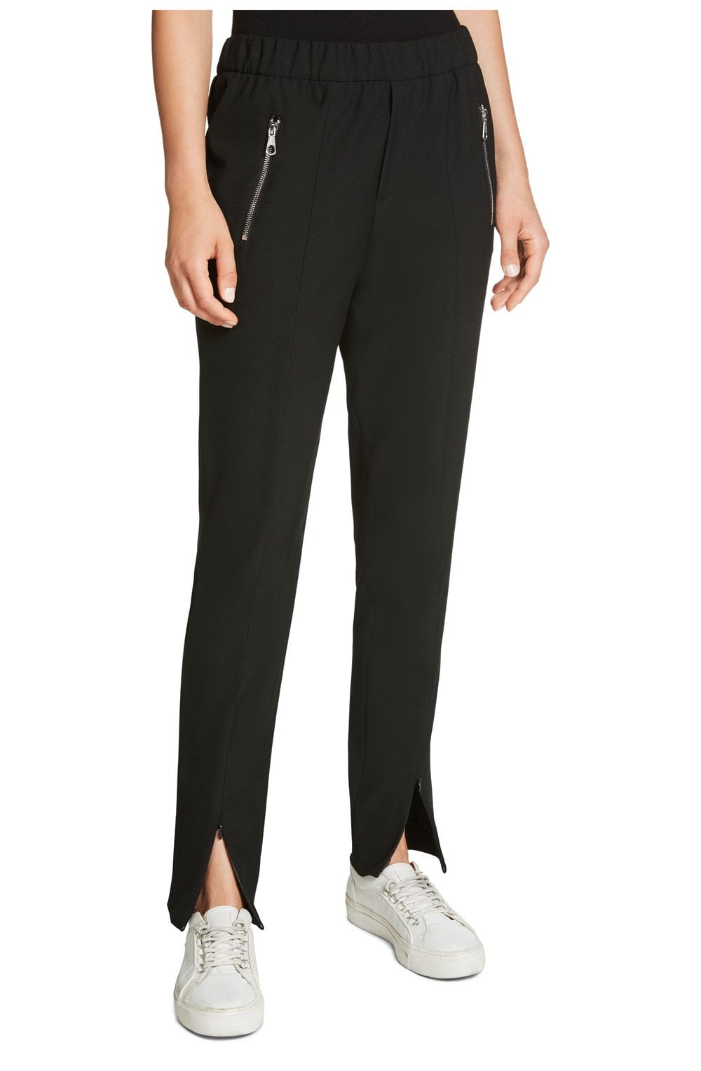 Black Slim Leg Trousers