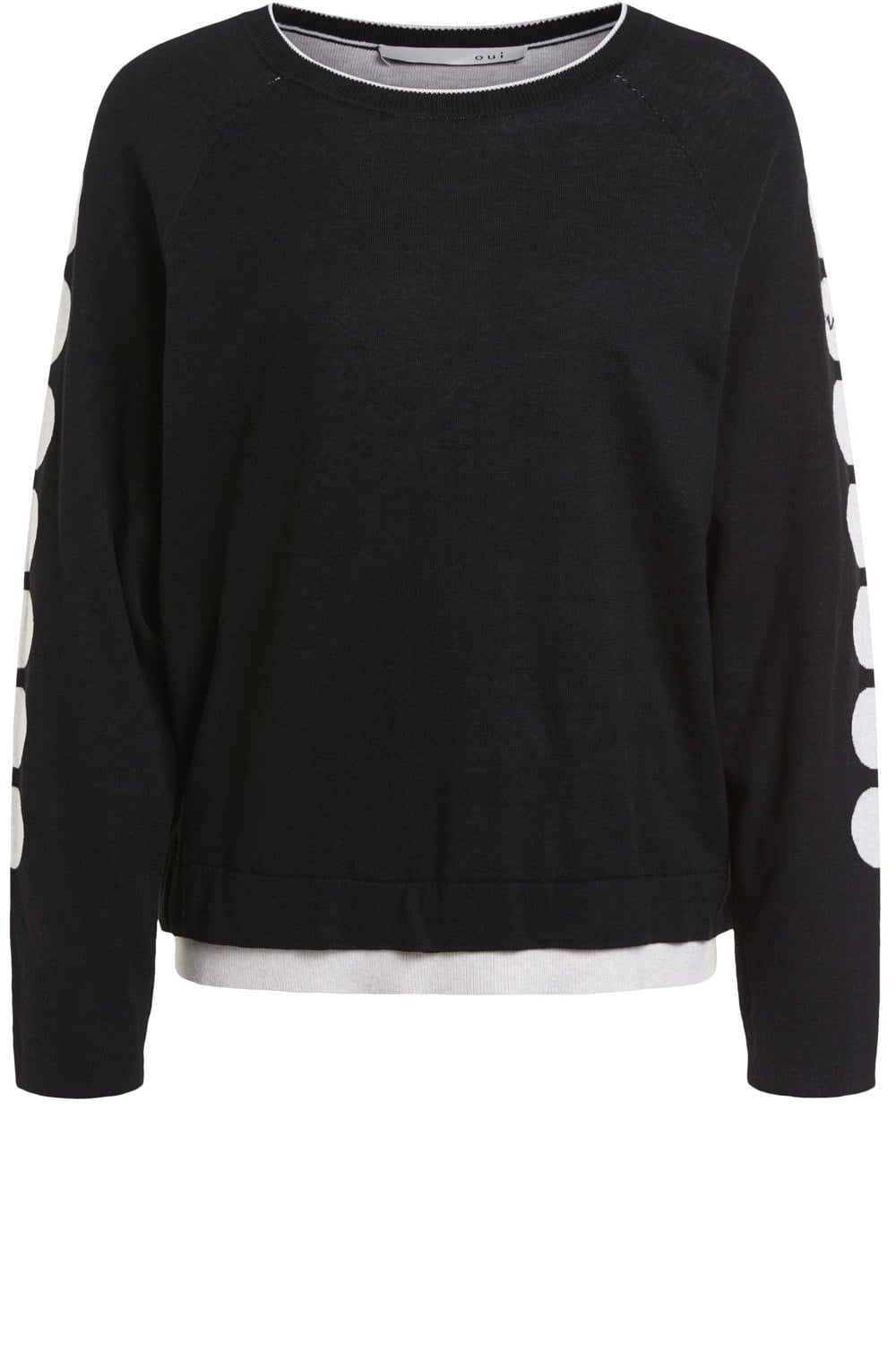 Black Spot Detailed Jumper