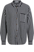 Black Striped Soft Knit Shirt