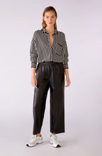 Black Striped Soft Knit Shirt