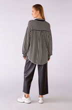 Black Striped Soft Knit Shirt