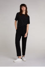 Black Tapered Trousers
