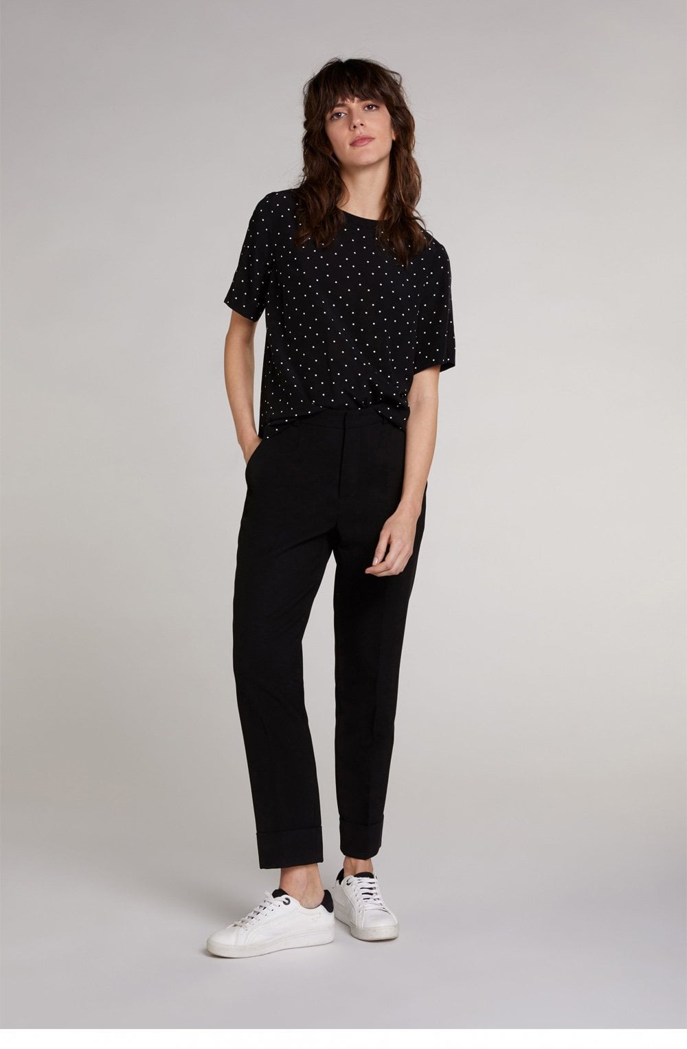 Black Tapered Trousers