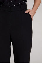 Black Tapered Trousers