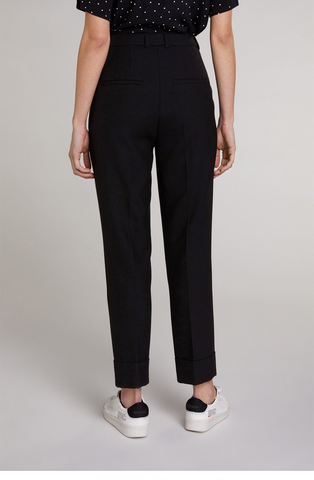 Black Tapered Trousers