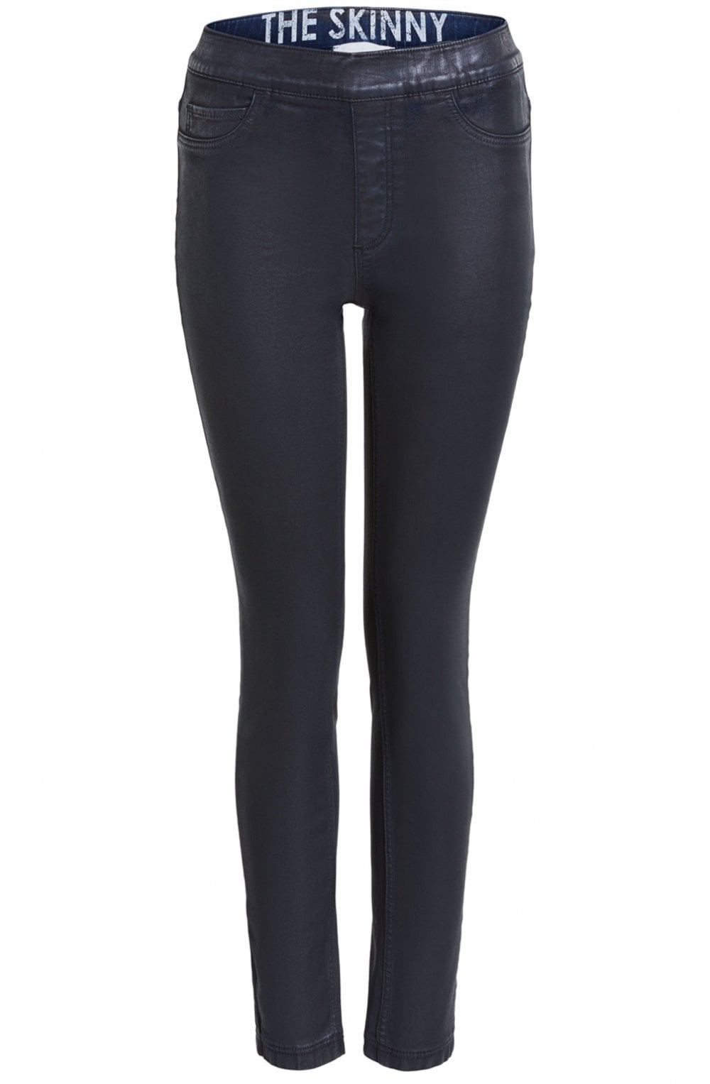 Black Wet Look Jeggings