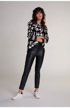 Black & White Bold Print Jumper