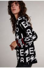 Black & White Bold Print Jumper