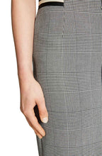 Black & White Check Pencil Skirt