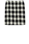 Black & White Check Skirt
