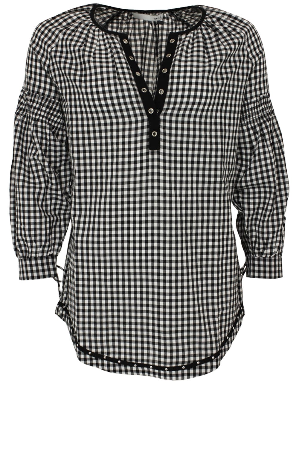 Black & White Check Tunic