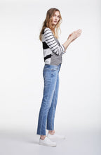 Black & White Contrasting Striped Jumper
