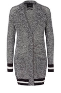 Black & White Knit Cardigan