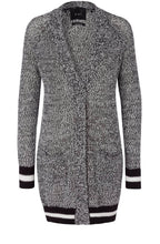 Black & White Knit Cardigan