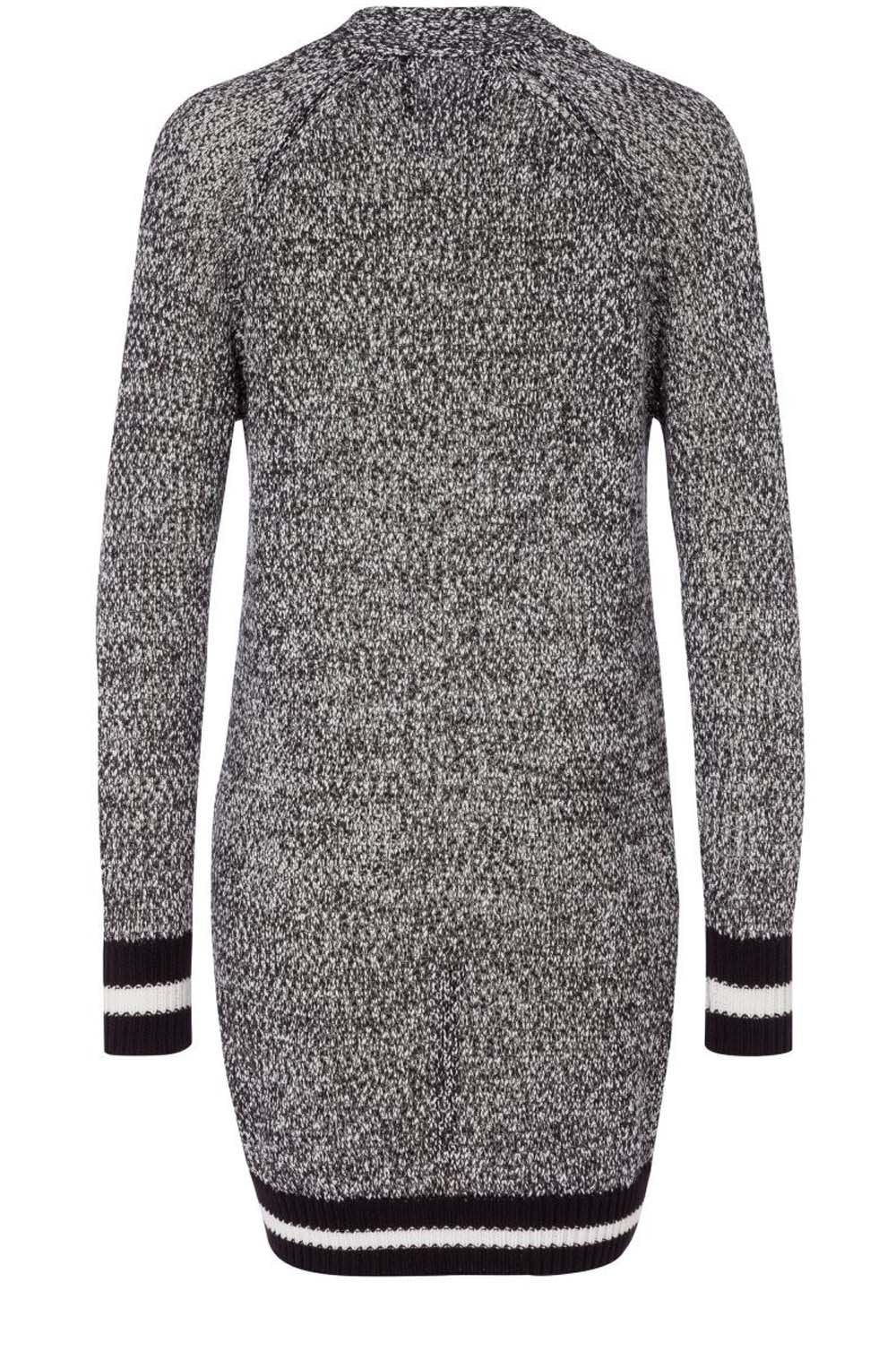 Black & White Knit Cardigan