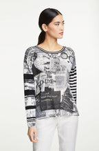 Black & White Newspaper Design Jumper