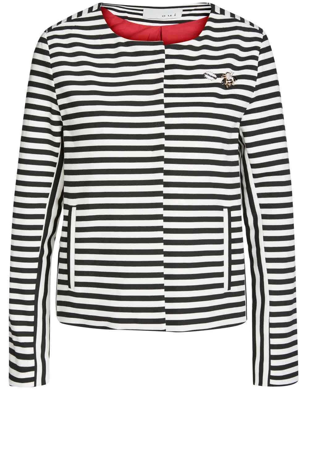 Black & White Stripe Jacket