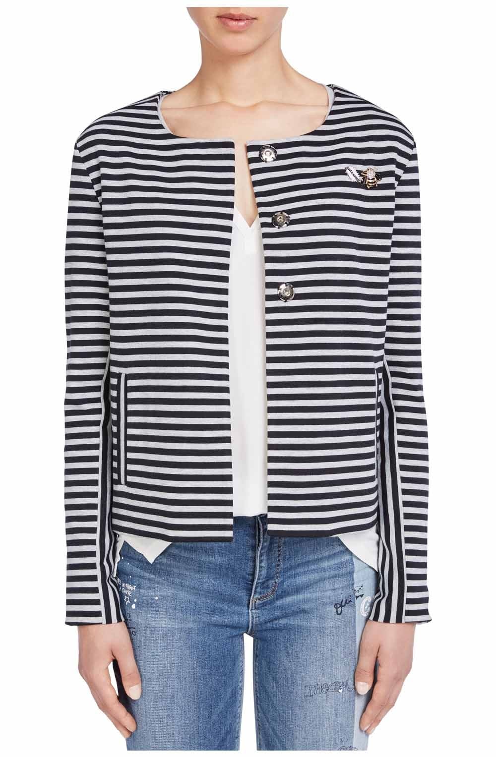 Black & White Stripe Jacket