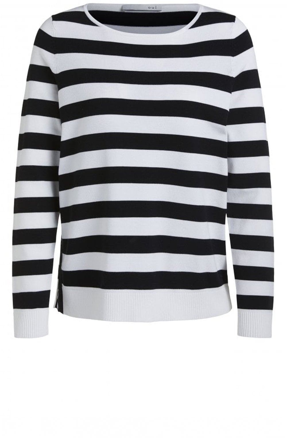Black & White Stripe Jumper