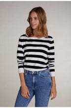 Black & White Stripe Jumper
