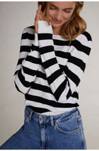 Black & White Stripe Jumper