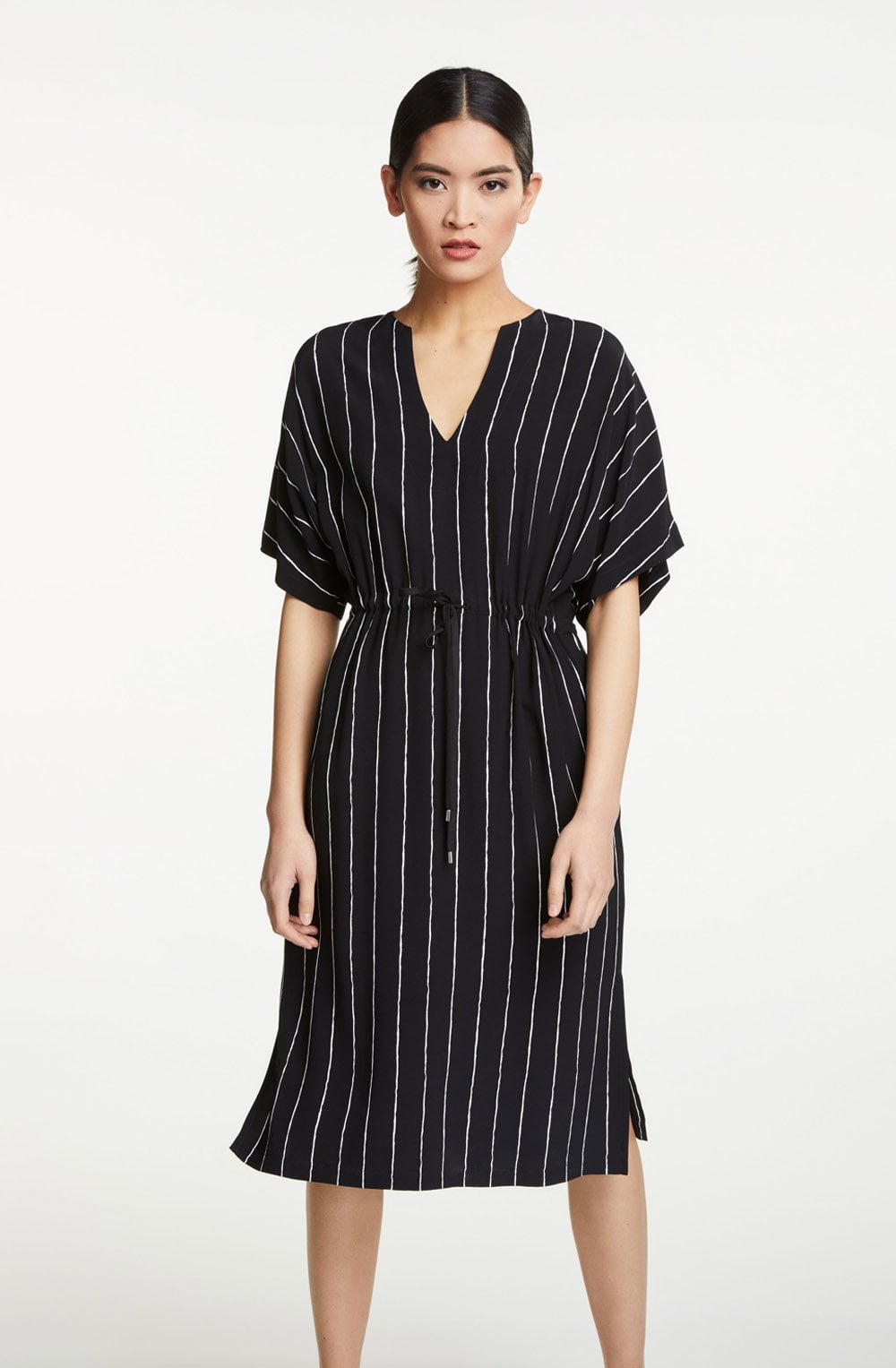 Black & White Striped Dress