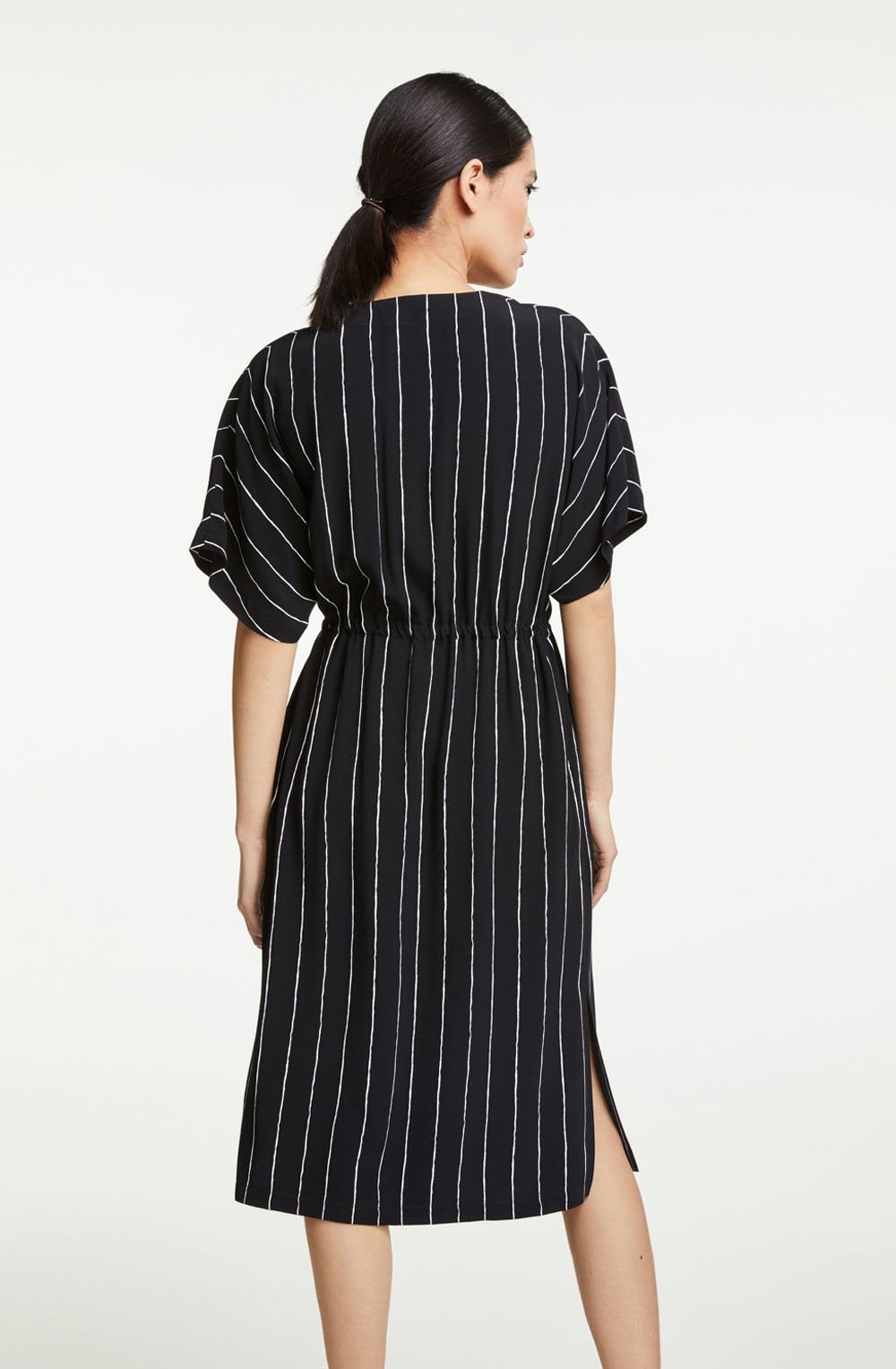 Black & White Striped Dress