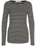 Black & White Striped Top