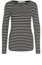 Black & White Striped Top