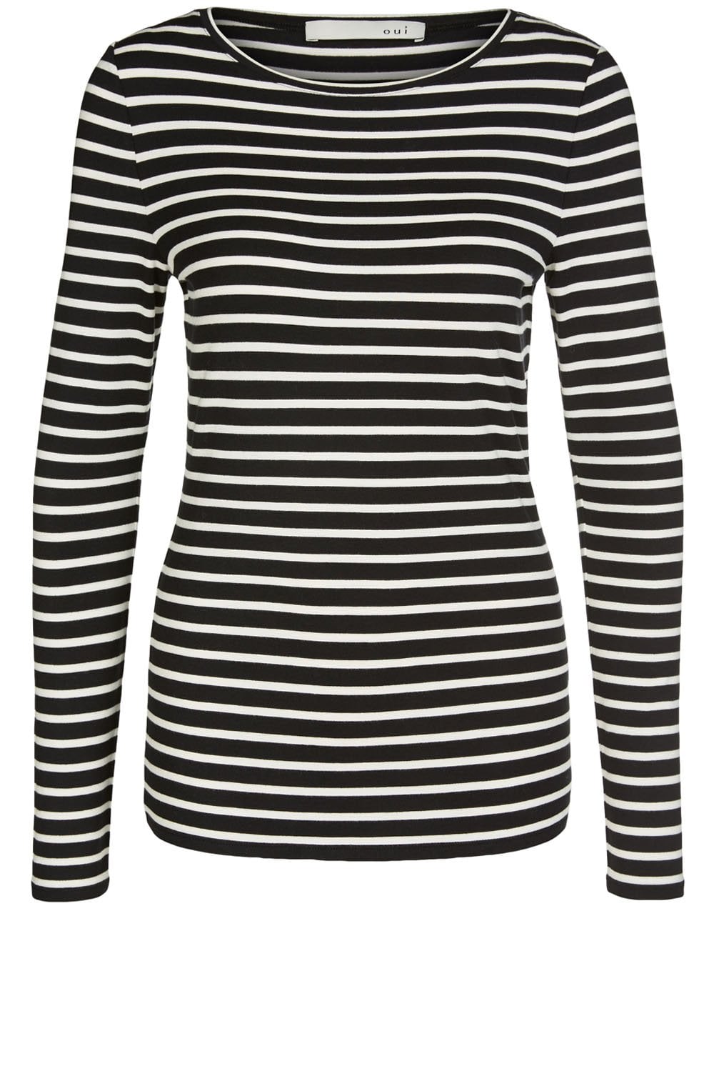 Black & White Striped Top