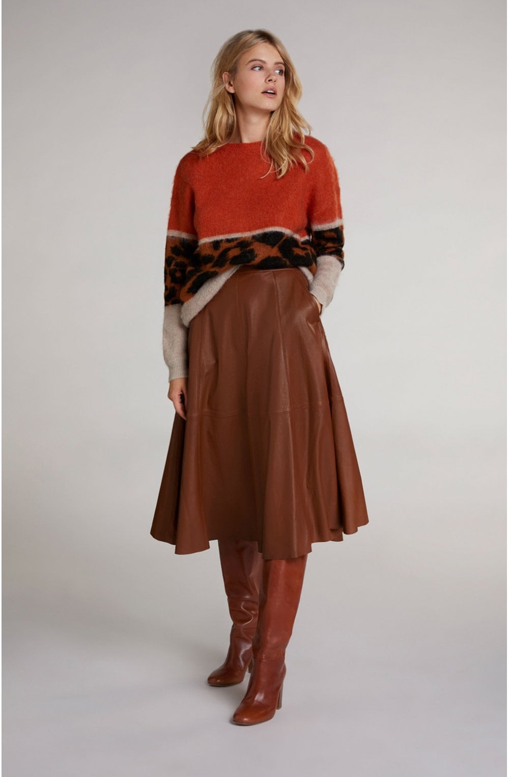 Block Design Knit Jumper