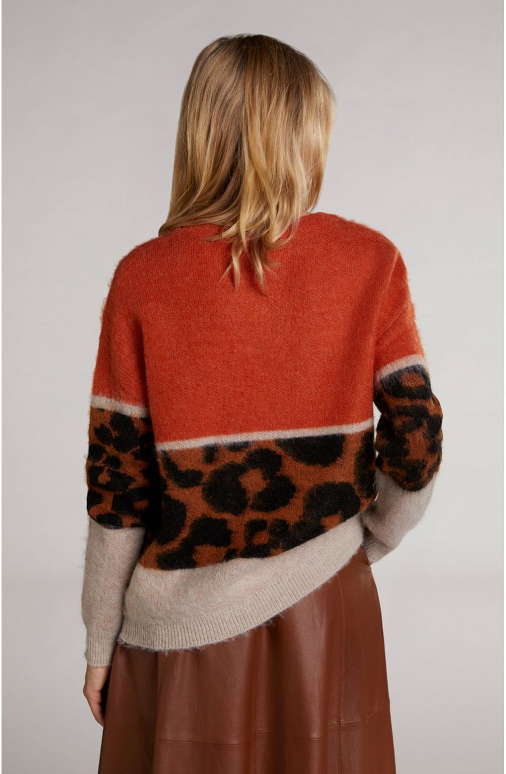 Block Design Knit Jumper