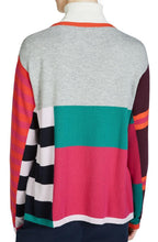 Block Design Knit Sweater