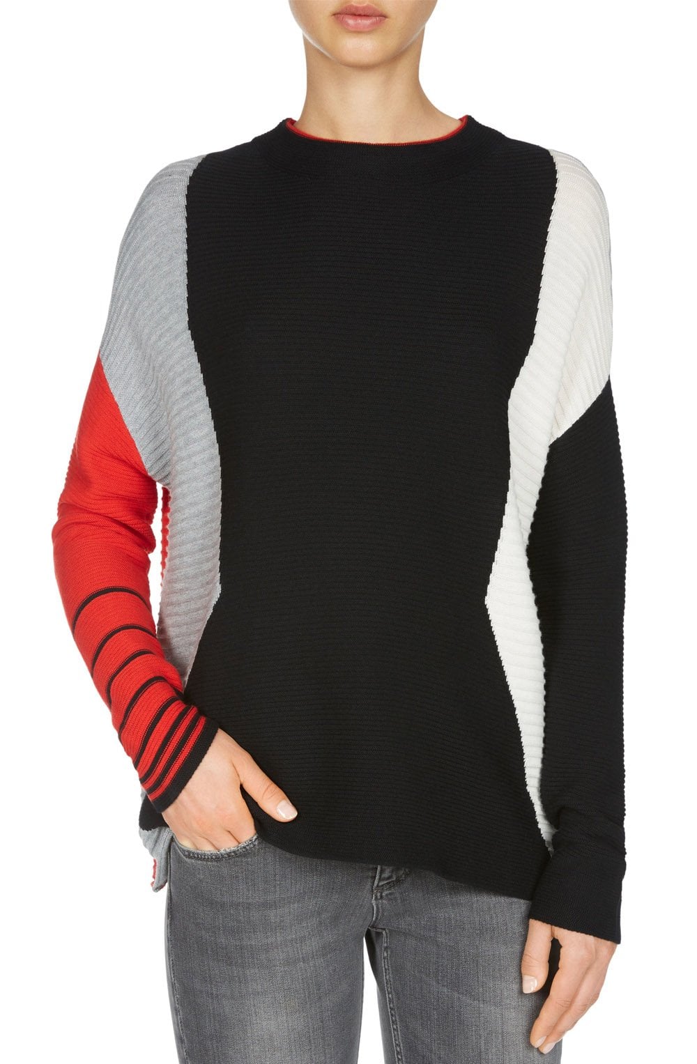 Block Design Sweater