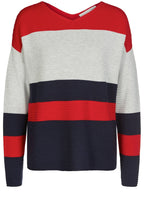Block Stripe Ribbed Sweater