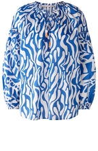 Blue and White Cotton Voile Tunic