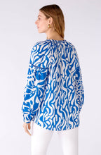 Blue and White Cotton Voile Tunic