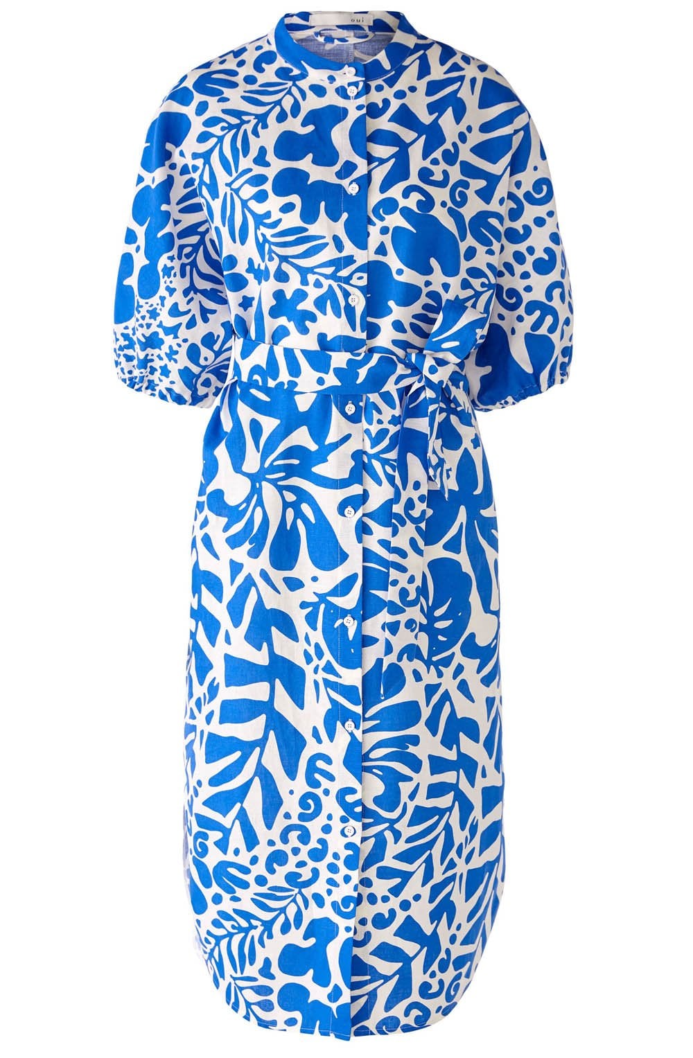 Blue and White Tunic Style Dress