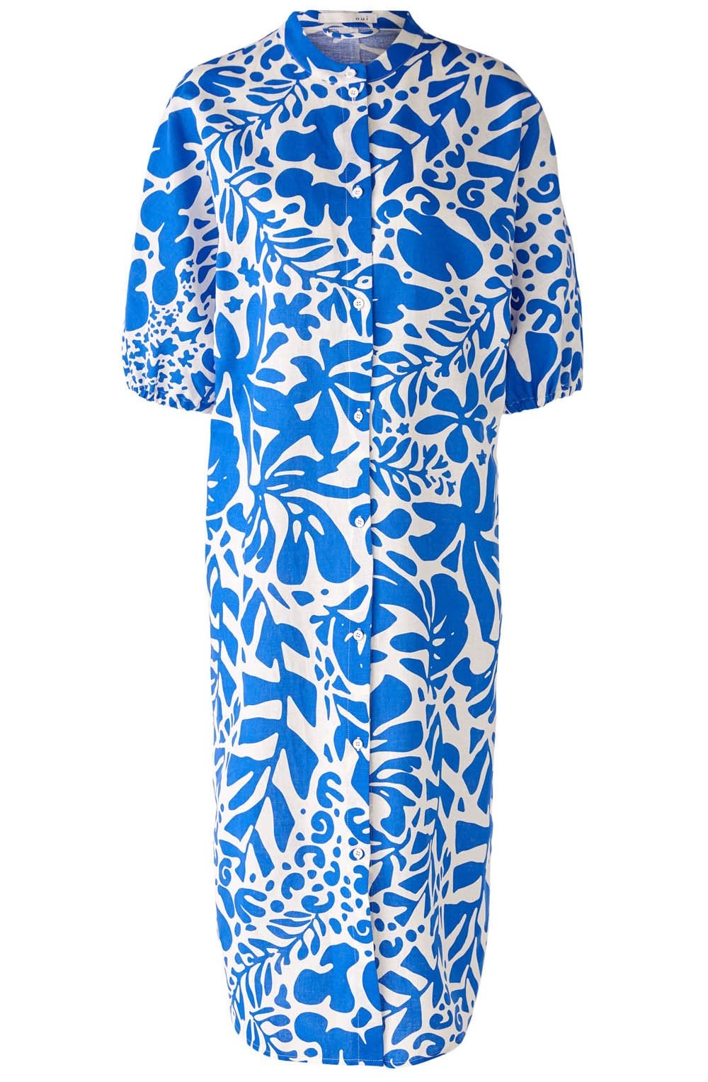 Blue and White Tunic Style Dress