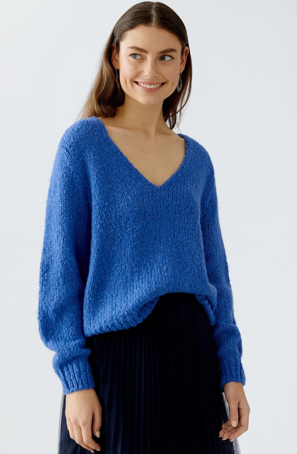 Blue Angel Yarn V Neck Pullover