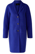 Blue Boiled Wool Coat