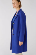 Blue Boiled Wool Coat