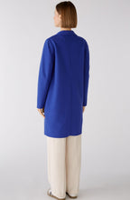 Blue Boiled Wool Coat