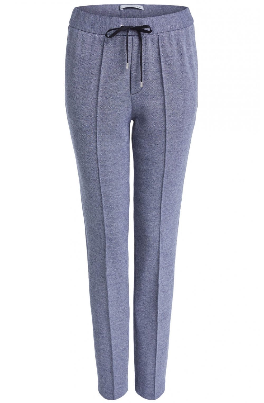 Blue Casual Fit Trousers