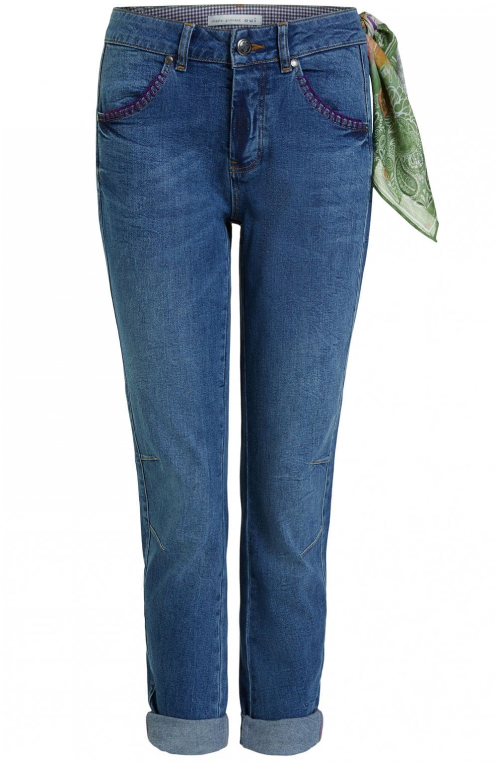 Blue Chester Girlfriend Jeans
