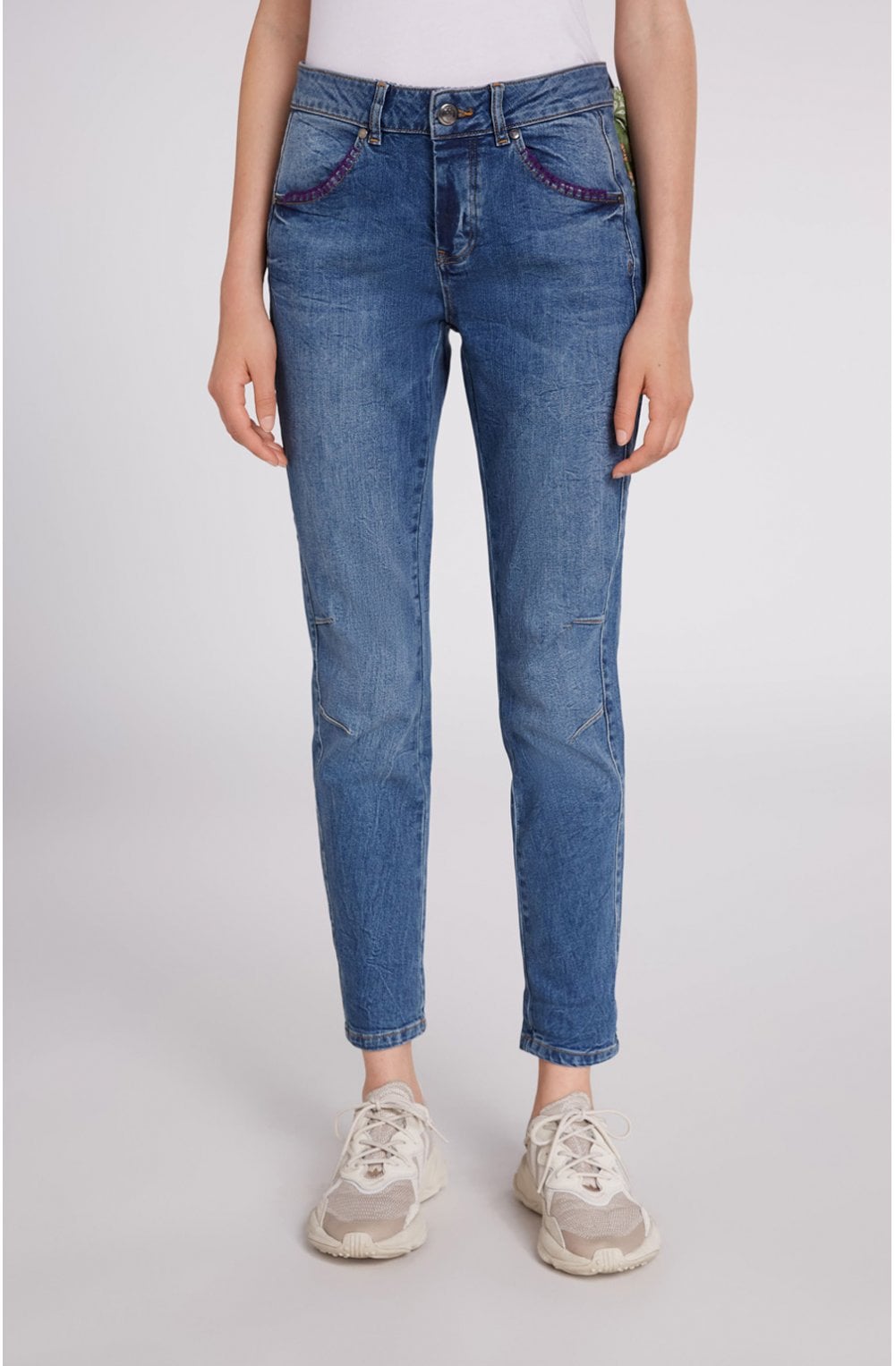 Blue Chester Girlfriend Jeans