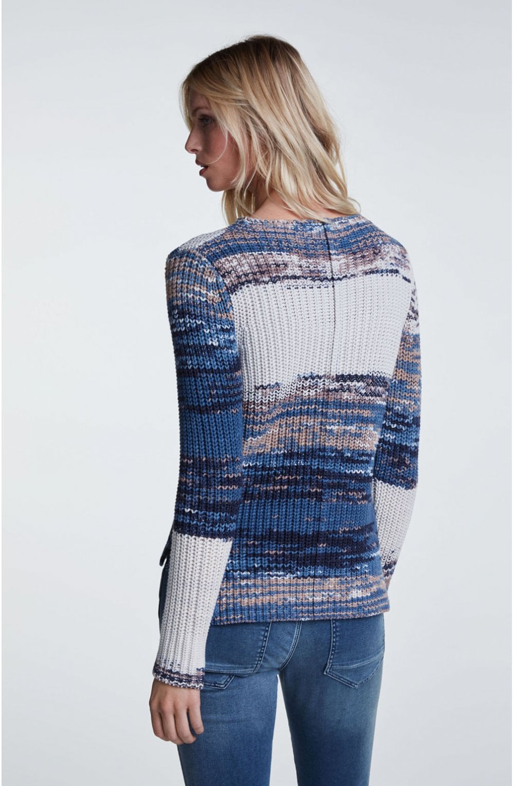Blue Chunky Knit Jumper