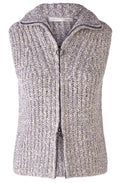Blue Chunky Knit Vest